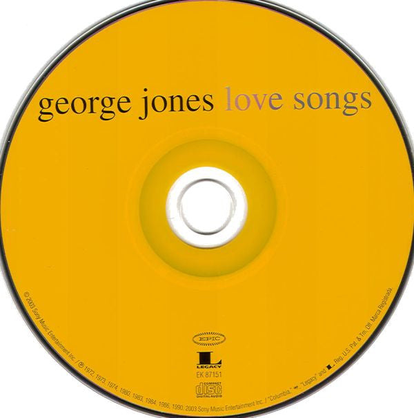 George Jones (2) : Love Songs (CD, Comp)