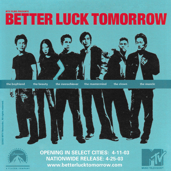Various : Better Luck Tomorrow (CD, EP, Enh, Promo)