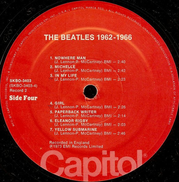 The Beatles : 1962-1966 (2xLP, Comp, RE)