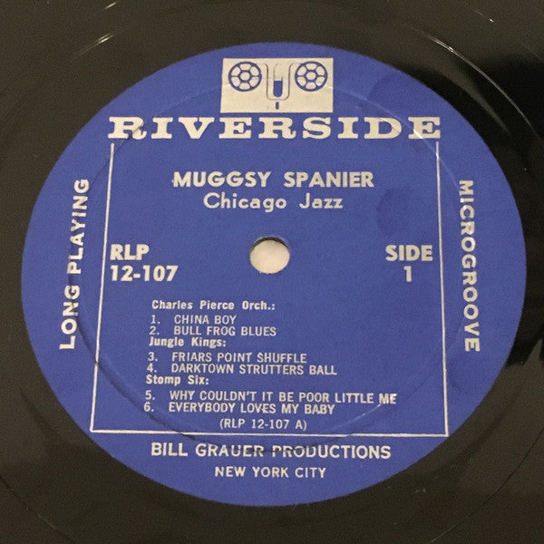 Muggsy Spanier Featuring: Frank Teschemacher, Eddie Condon, Joe Sullivan, Mezz Mezzrow, George Wettling, Volly De Faut : Chicago Jazz (LP, Comp, RP)