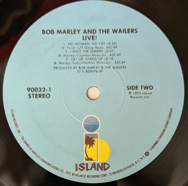 Bob Marley And The Wailers* : Live! (LP, Album, RE)