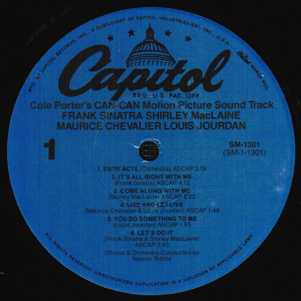 Cole Porter : Cole Porter's Can-Can (Original Soundtrack) Album (LP, Album, RE, Jac)