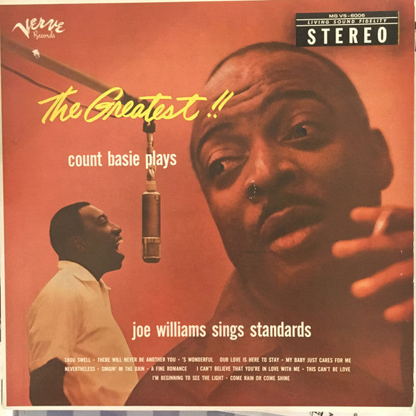 Count Basie : The Greatest! Count Basie Plays...Joe Williams Sings Standards (LP, Album, RE)