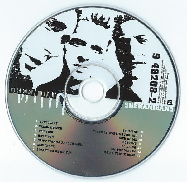 Green Day : Shenanigans (CD, Comp, RP)