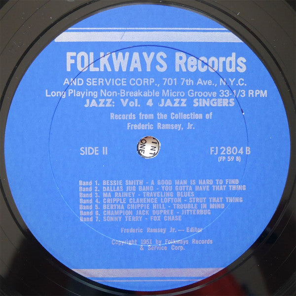 Various : Jazz Volume 4: Jazz Singers (LP, Comp, Mic)