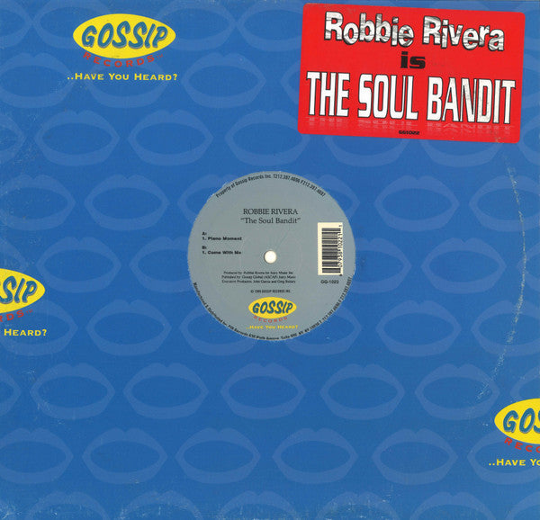 Robbie Rivera : The Soul Bandit (12")