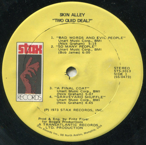 Skin Alley : Two Quid Deal ? (LP, Album)