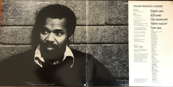 Hubert Laws : The San Francisco Concert (LP, Album, Ter)