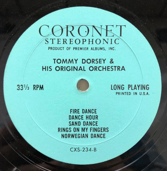 Tommy Dorsey And His Orchestra : Tommy Dorsey And His Original Orchestra (LP, Album)