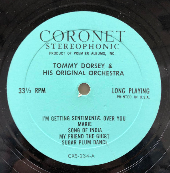 Tommy Dorsey And His Orchestra : Tommy Dorsey And His Original Orchestra (LP, Album)