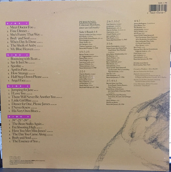 Coleman Hawkins : Body And Soul (2xLP, Comp, RM, Gat)