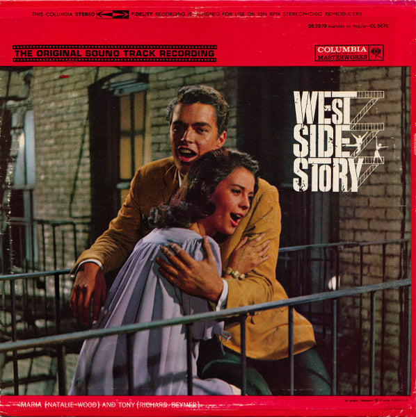 Leonard Bernstein : West Side Story (The Original Sound Track Recording) (LP, Album, RE)