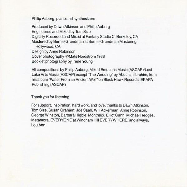 Philip Aaberg : Out Of The Frame (CD, Album)