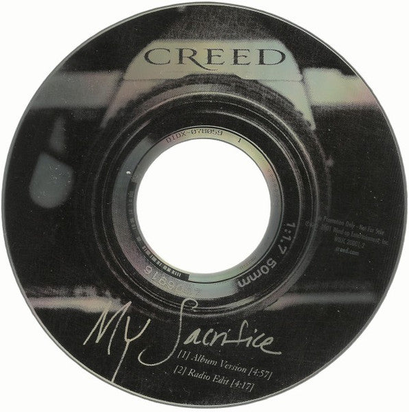 Creed (3) : My Sacrifice (CD, Single, Promo)