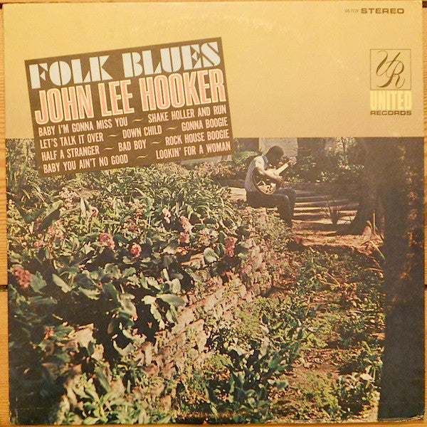 John Lee Hooker : Folk Blues (LP, Comp, RE)