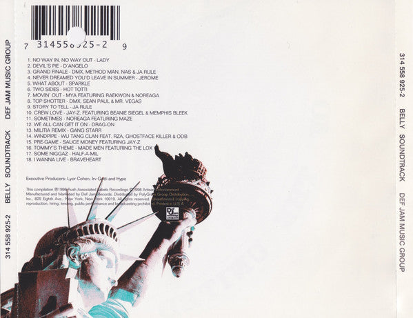 Various : Belly - Original Motion Picture Soundtrack (CD, Comp)