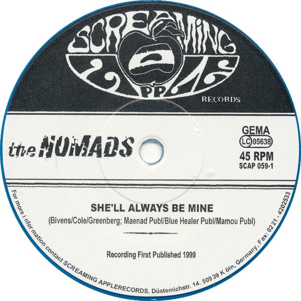 The Nomads (2) : She'll Always Be Mine (7")