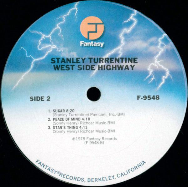 Stanley Turrentine : West Side Highway (LP, Album, San)