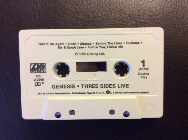 Genesis : Three Sides Live (Cass, Album)