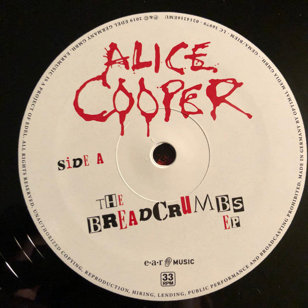Alice Cooper (2) : The Breadcrumbs EP (10", EP, Ltd, Num)