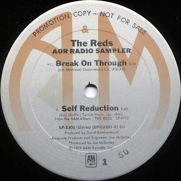 The Reds : AOR Radio Sampler (12", Promo, Smplr)
