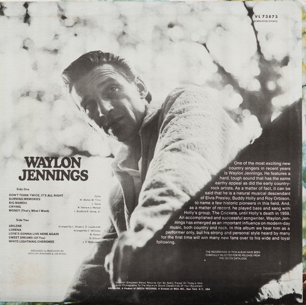 Waylon Jennings : Waylon Jennings (LP, Album, RE, Glo)