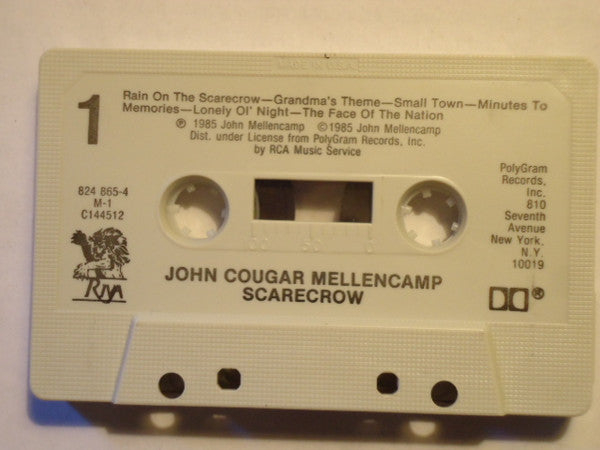 John Cougar Mellencamp : Scarecrow (Cass, Album, Club)
