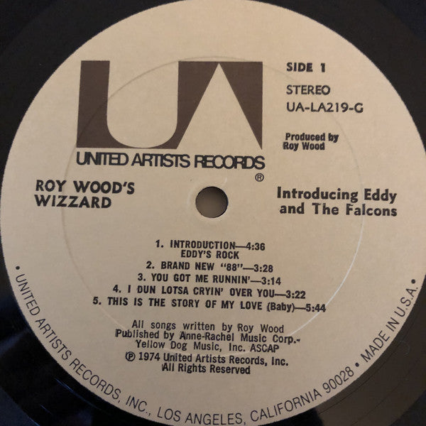 Wizzard (2) : Introducing Eddy And The Falcons (LP, Album, All)