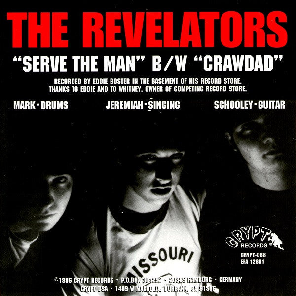 The Revelators : Versus: The Prozac-Poppin' Whinin' Sissies (7", Single)