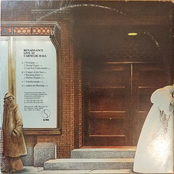 Renaissance (4) : Live At Carnegie Hall (2xLP, Album, Gat)