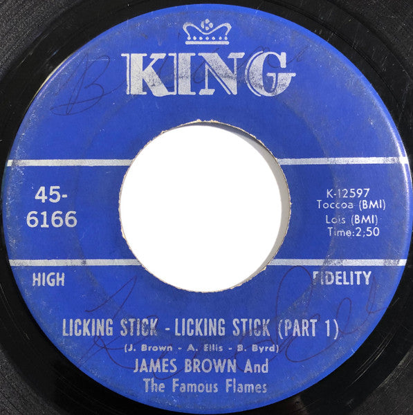 James Brown And The Famous Flames* : Licking Stick - Licking Stick (7", Single, Roc)