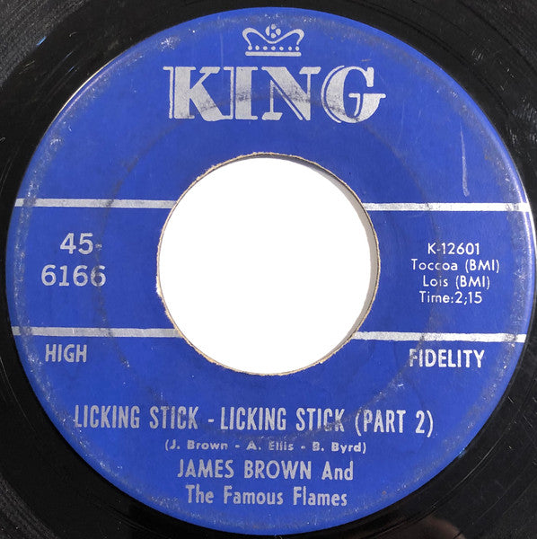 James Brown And The Famous Flames* : Licking Stick - Licking Stick (7", Single, Roc)