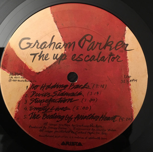 Graham Parker And The Rumour : The Up Escalator (LP, Album)
