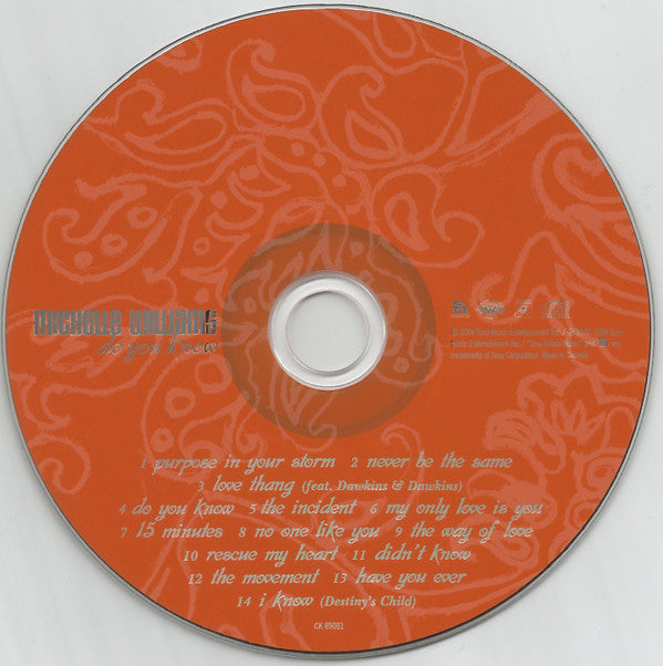 Michelle Williams : Do You Know (CD, Album)