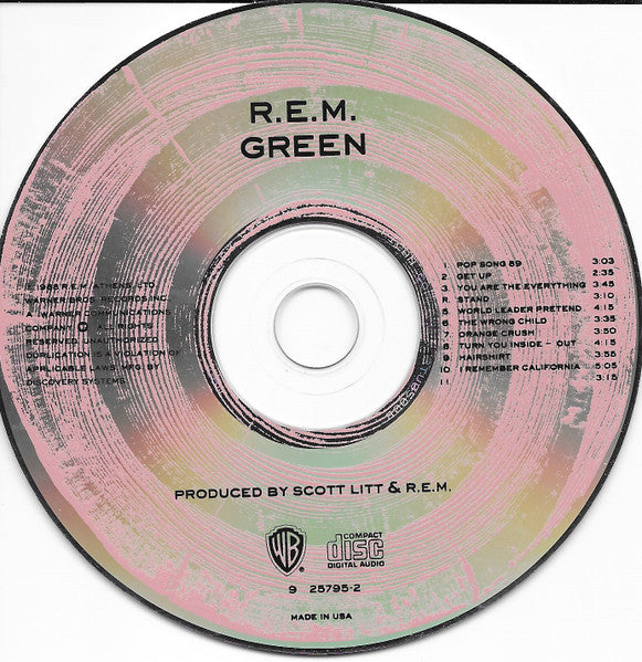 R.E.M. : Green (CD, Album)