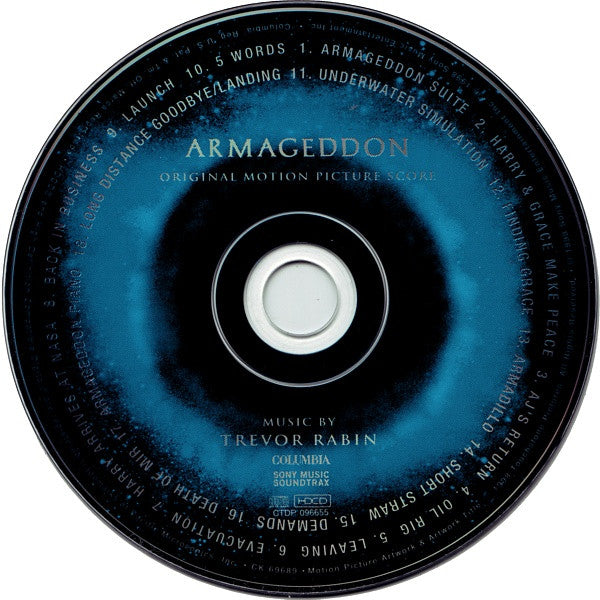 Trevor Rabin : Armageddon (Original Motion Picture Score) (HDCD, Album)