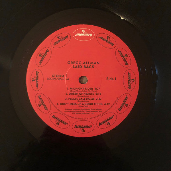 Gregg Allman : Laid Back (LP, RE, RM, Gat)