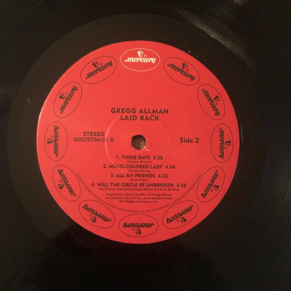 Gregg Allman : Laid Back (LP, RE, RM, Gat)