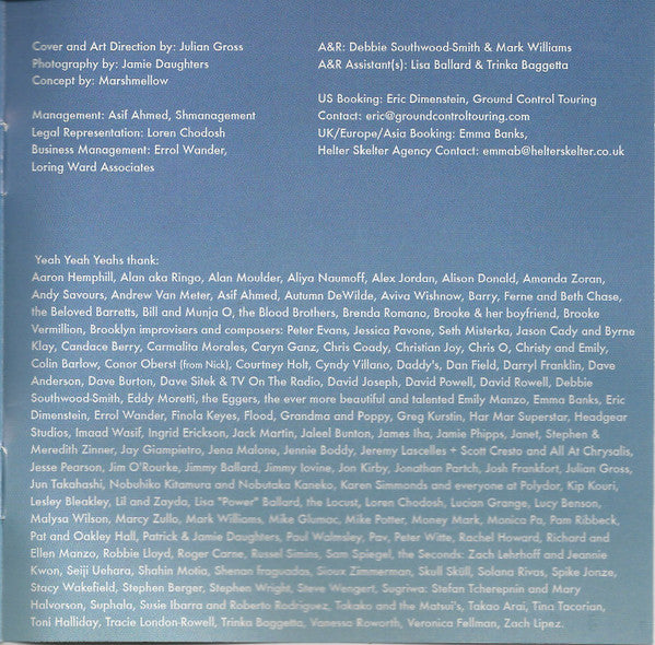Yeah Yeah Yeahs : Show Your Bones (CD, Album)
