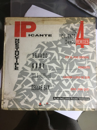 Various : Indestructible / Picante (The 4 Caliente Dance Remixes) (12", Maxi, Promo)