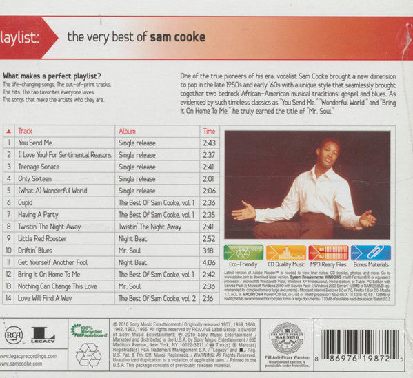 Sam Cooke : Playlist: The Very Best Of Sam Cooke (CD, Comp, Enh)