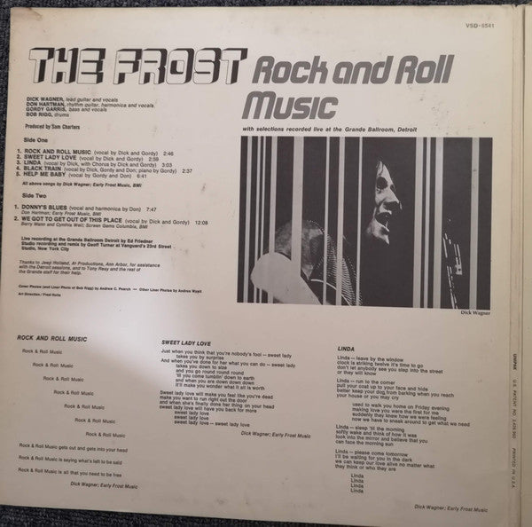The Frost (2) : Rock And Roll Music (LP, Album, San)