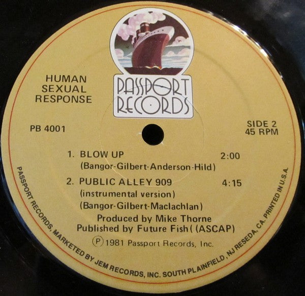 Human Sexual Response : Pound (12", EP)