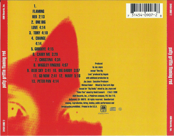 Patty Griffin : Flaming Red (CD, Album)