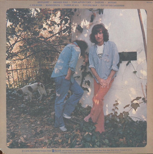 Crosby & Nash : Whistling Down The Wire (LP, Album, Ter)