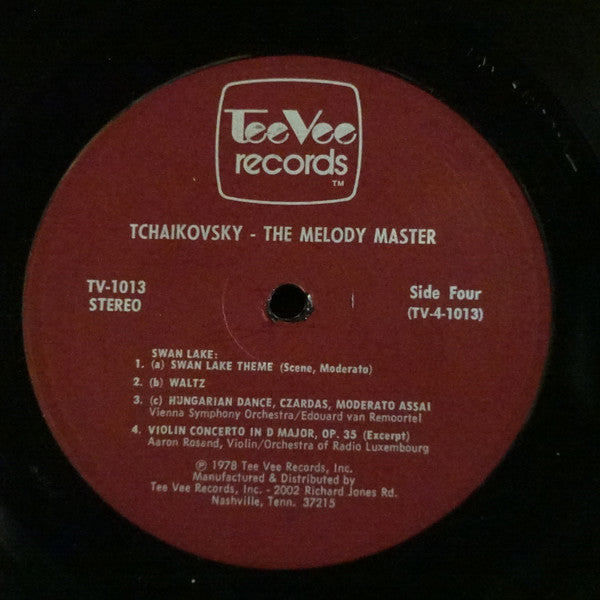 Various : The Glorious Melodies Of Tchaikovsky - The Melody Master (LP, Comp, 3-L)