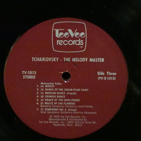 Various : The Glorious Melodies Of Tchaikovsky - The Melody Master (LP, Comp, 3-L)