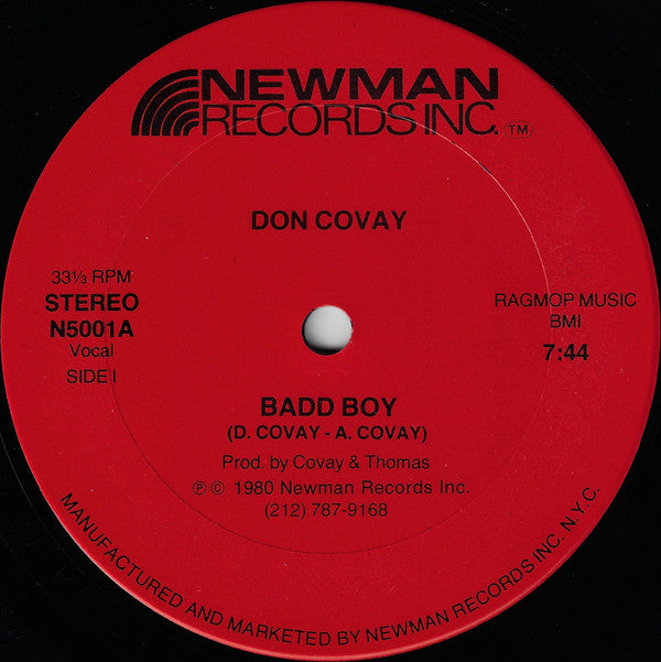 Don Covay : Badd Boy (12")