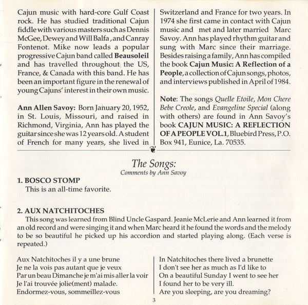 Savoy-Doucet Cajun Band : Home Music With Spirits (CD, Comp)