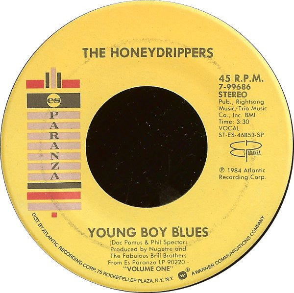 The Honeydrippers : Rockin' At Midnight (7", Single, SP )